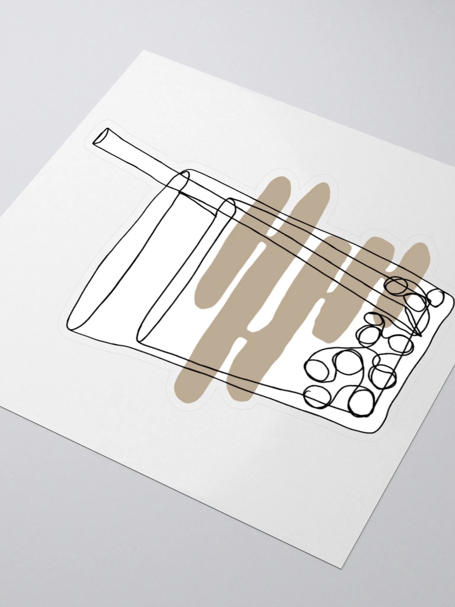 Boba Drink Sticker Japandi product image (3)