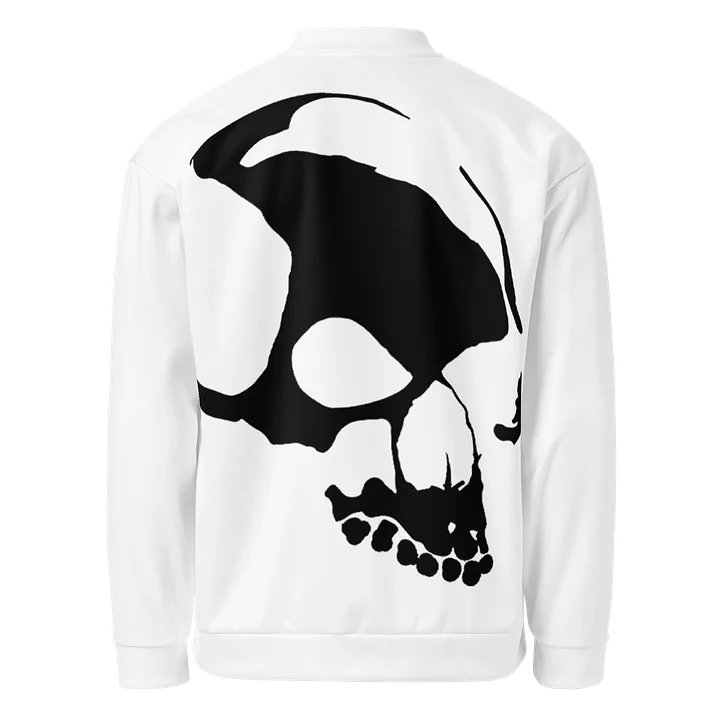Armada Skull All-White Bomber Jacket product image (2)