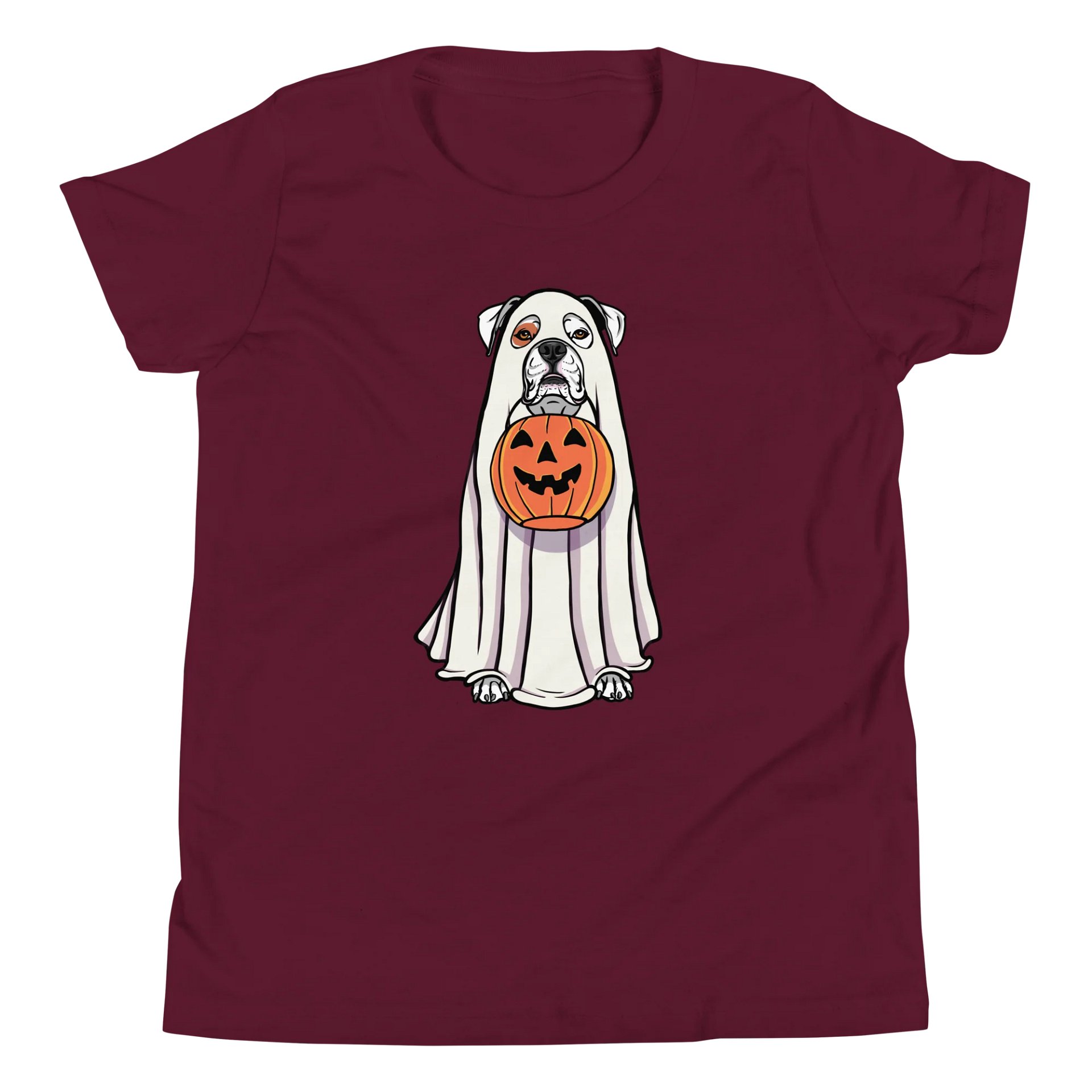 Halloween Boxer(White) Youth T-Shirt product image (5)