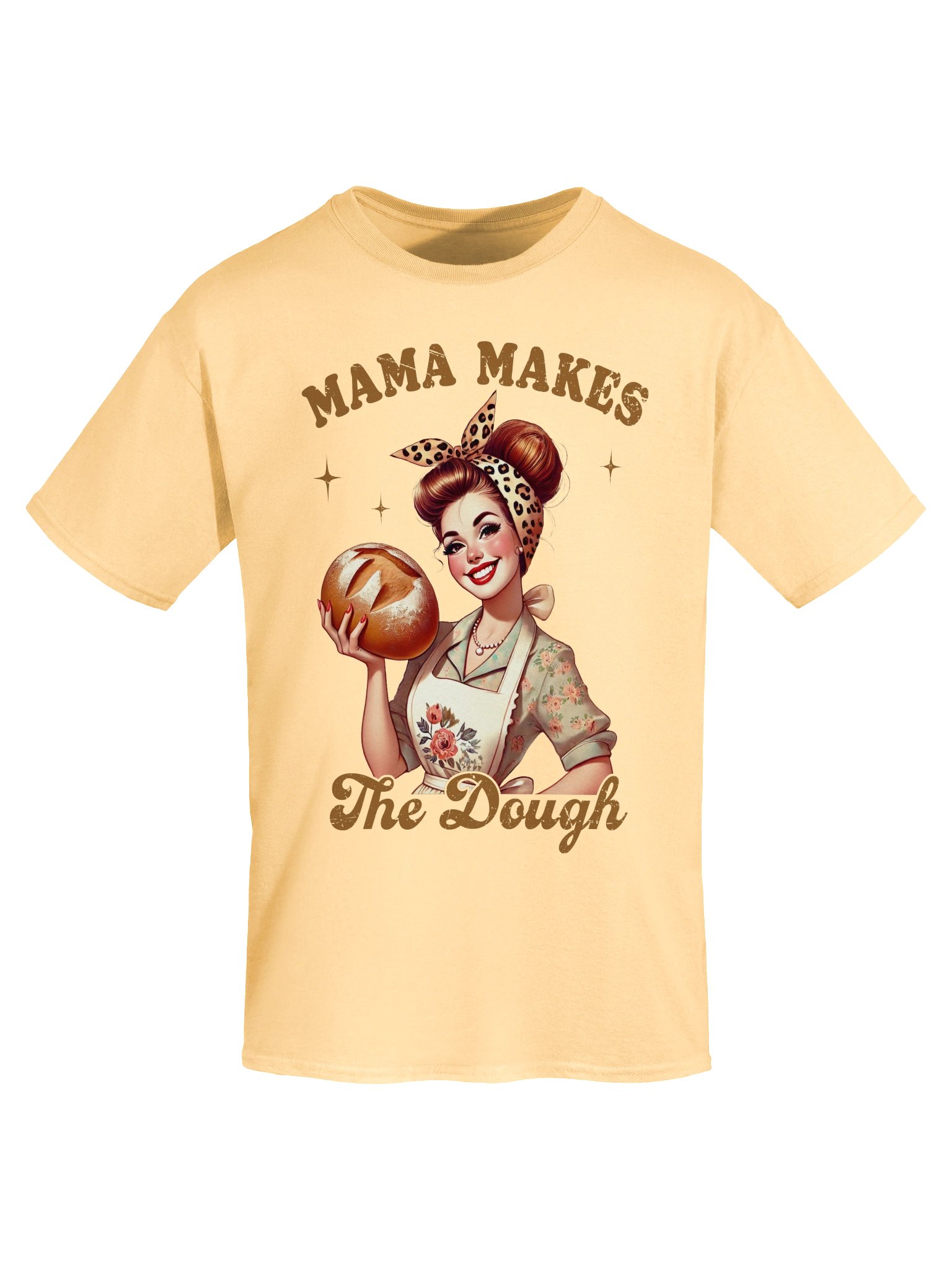 Mama Makes The Dough T-Shirt | Funny Baking Mom Graphic Tee product image (17)