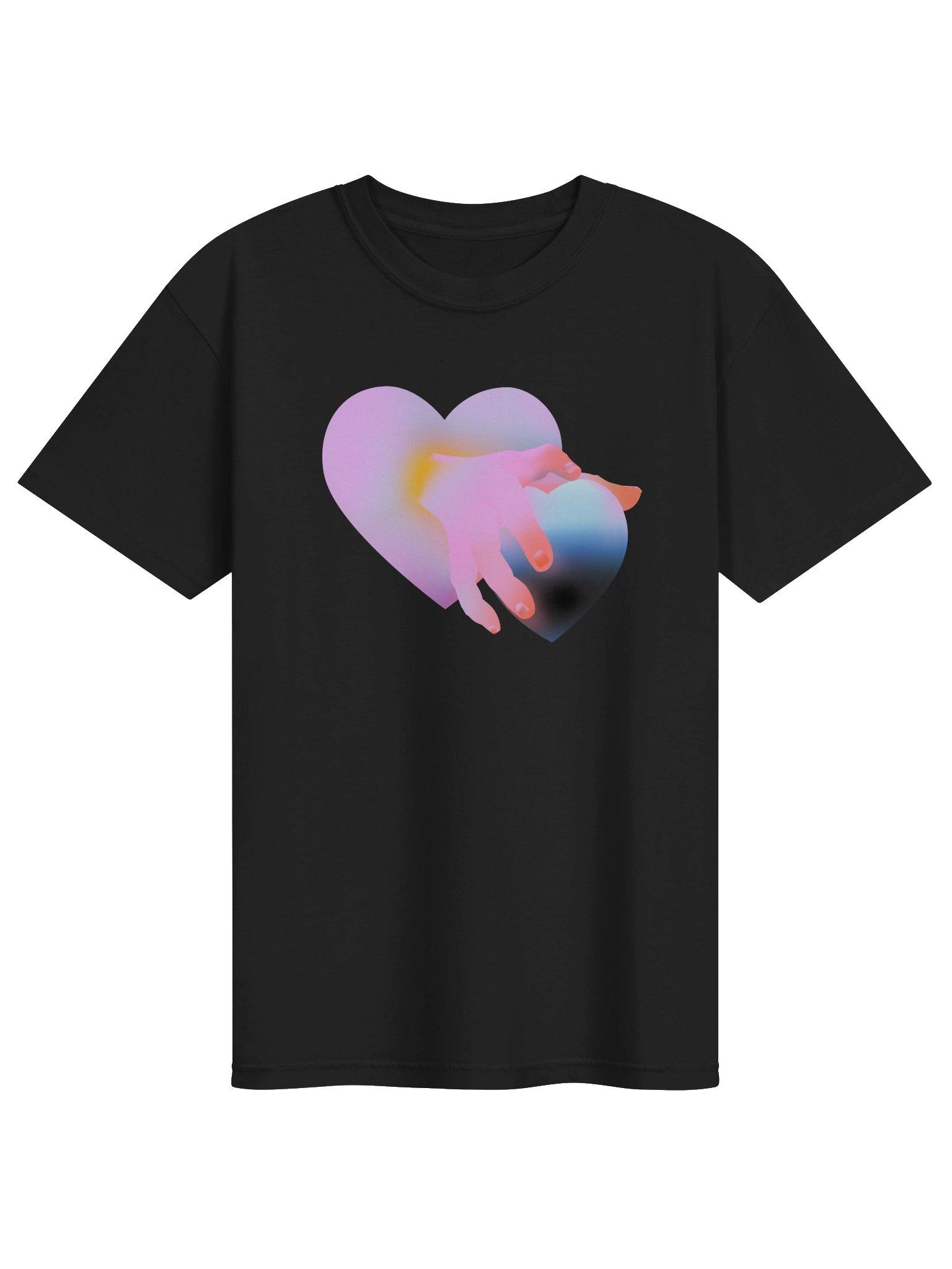 Aura Heart Heavyweight Aesthetic Tee product image (1)