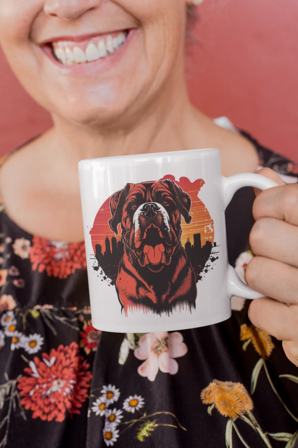 Retro Pitbull Mug product image (1)