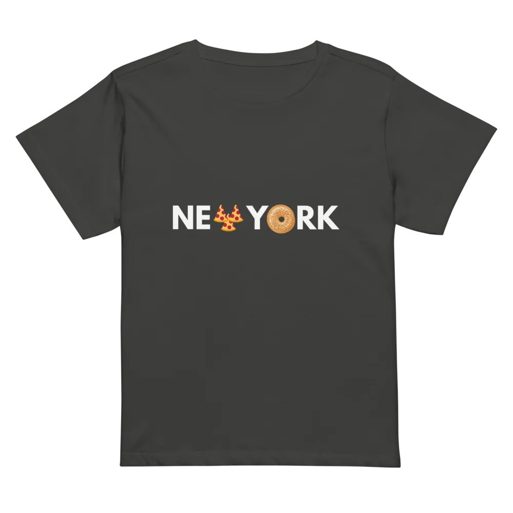 New York Pizza Bagel Black Womens product image (2)