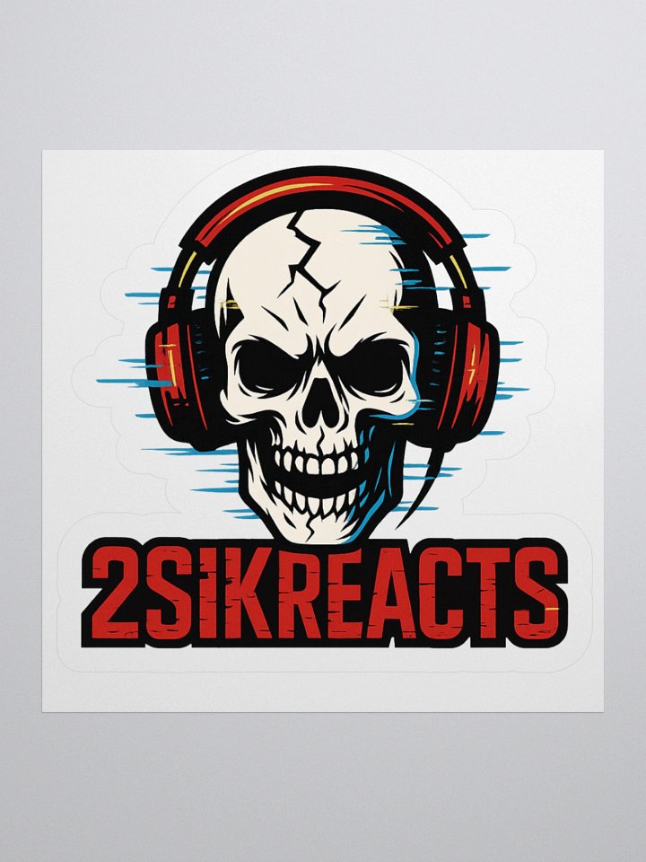 "2SiK Skullwave" Sticker product image (2)