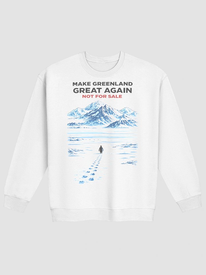 Nihilist Penguin Meme Greenland Trump Sweatshirt - Mountain Nietzschean Penguin Werner Herzog product image (1)