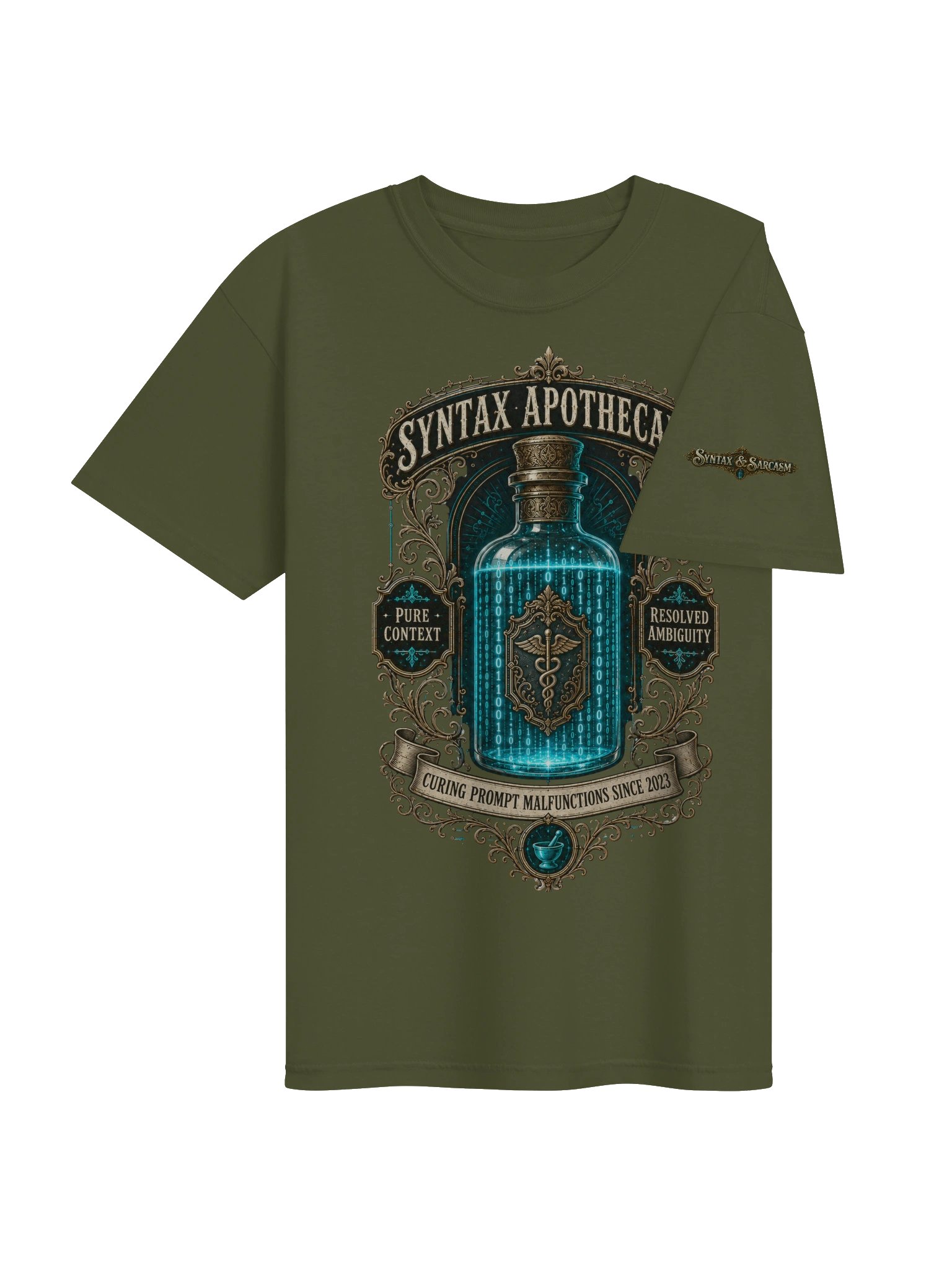 Syntax & Sarcasm — Syntax Apothecary Heavyweight Graphic T-Shirt product image (6)