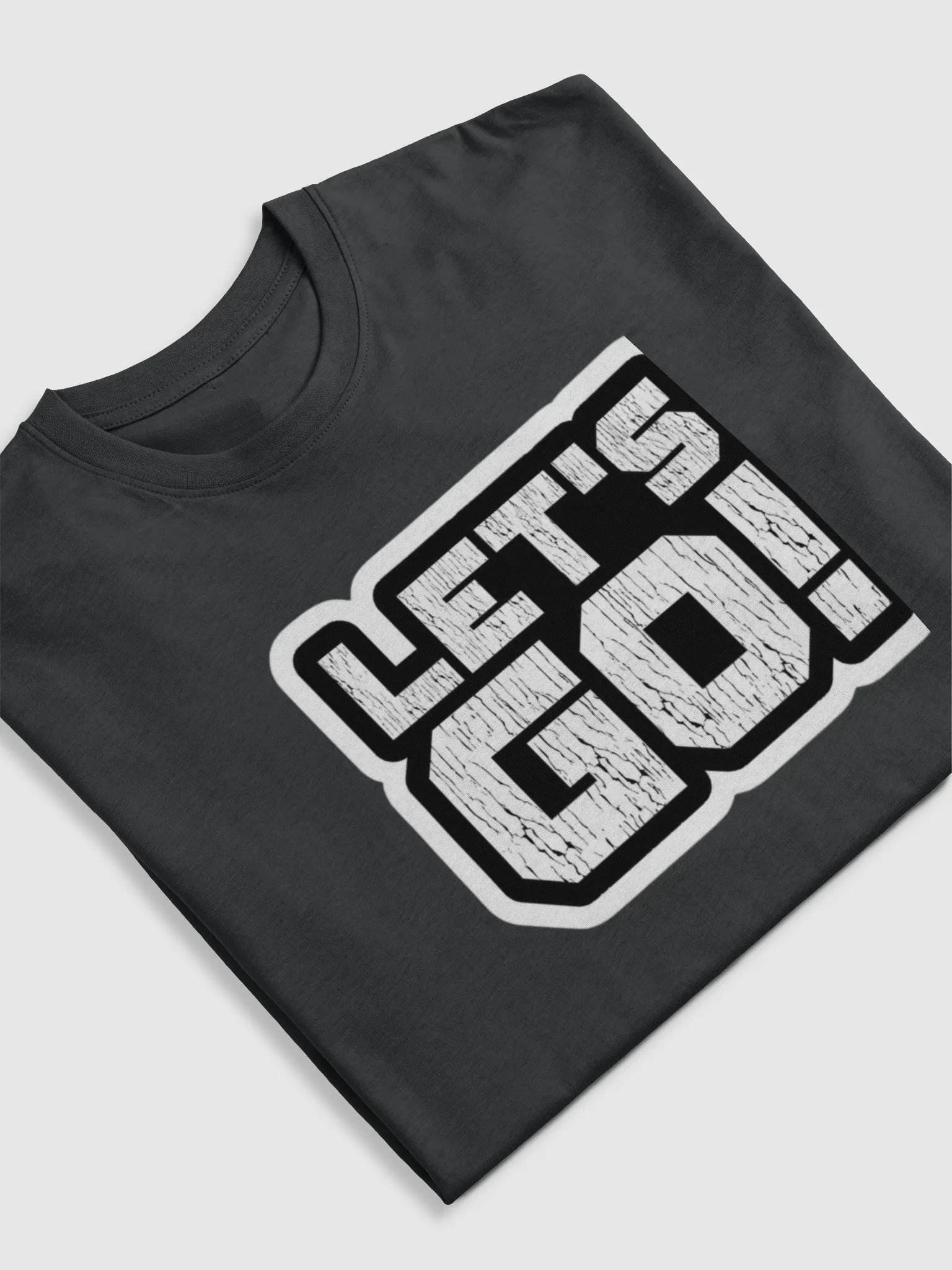 Cracked Distressed 'LET'S GO!' Tee product image (5)