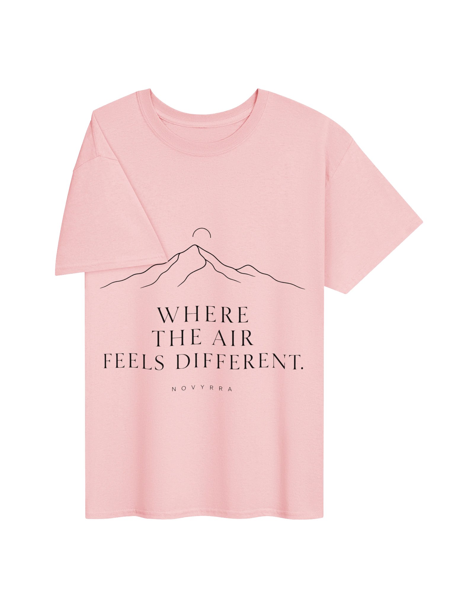 Where the Air Feels Different – Minimalist Mountain Graphic T-Shirt product image (53)