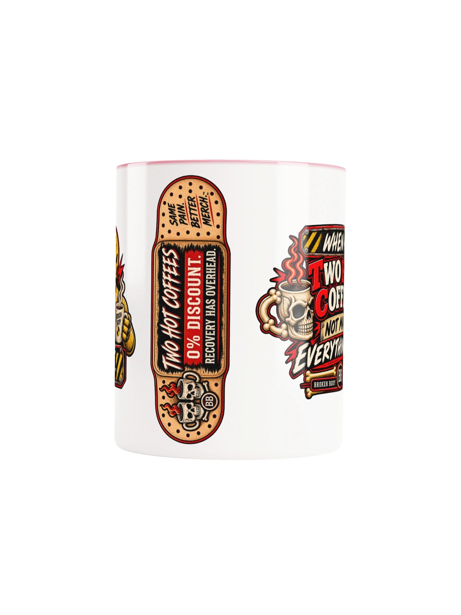 TWO HOT COFFEES™ — WHEN HAS TWO HOT COFFEES NOT MADE EVERYTHING FINE? — MUG product image (35)