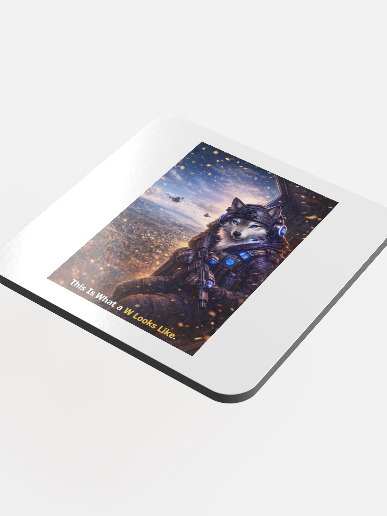 Lunar Wolf Tech Coaster product image (4)