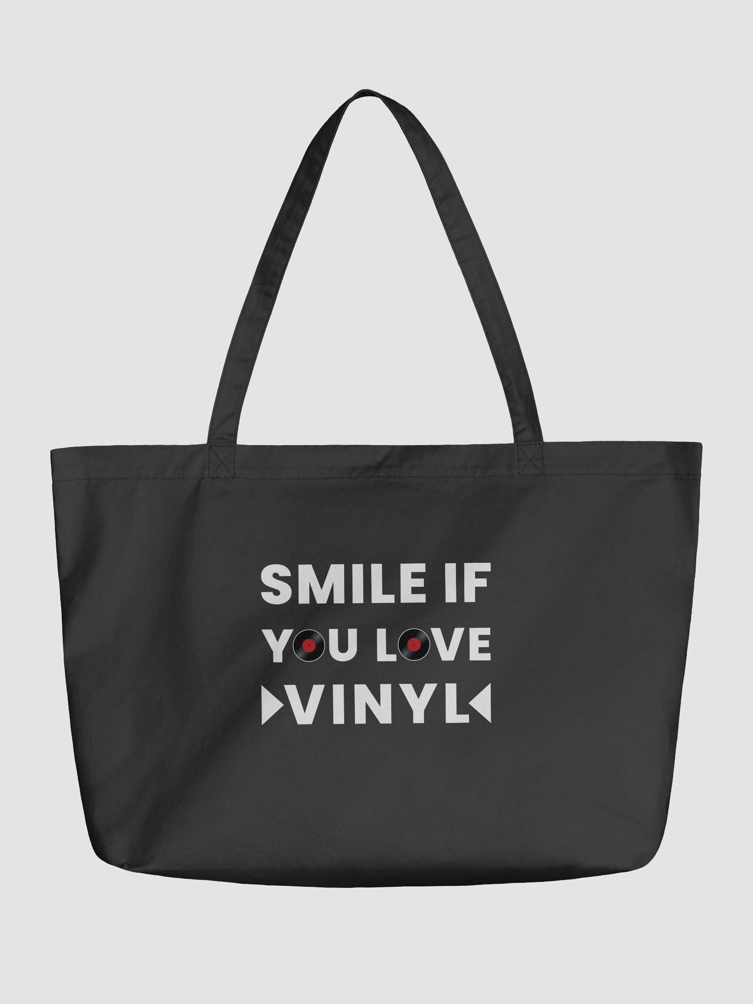 Smile If You Love Vinyl - Crate Digger’s Tote product image (2)