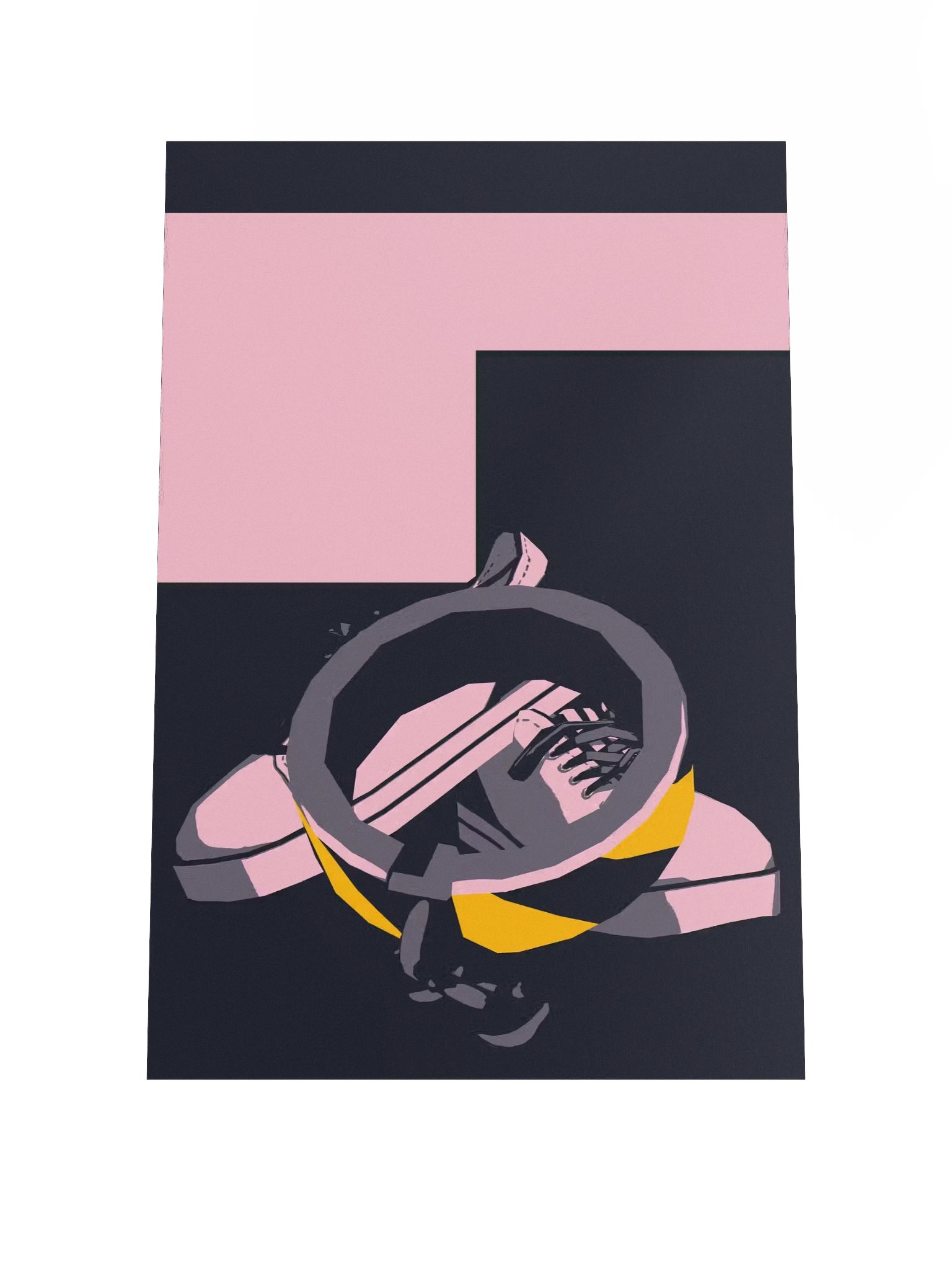 Collar Me Shocked minimalist poster product image (1)