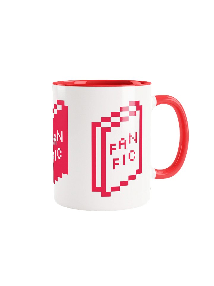 KUDOS // FAN FIC Book Logo Pixel Art Glossy Mug product image (1)