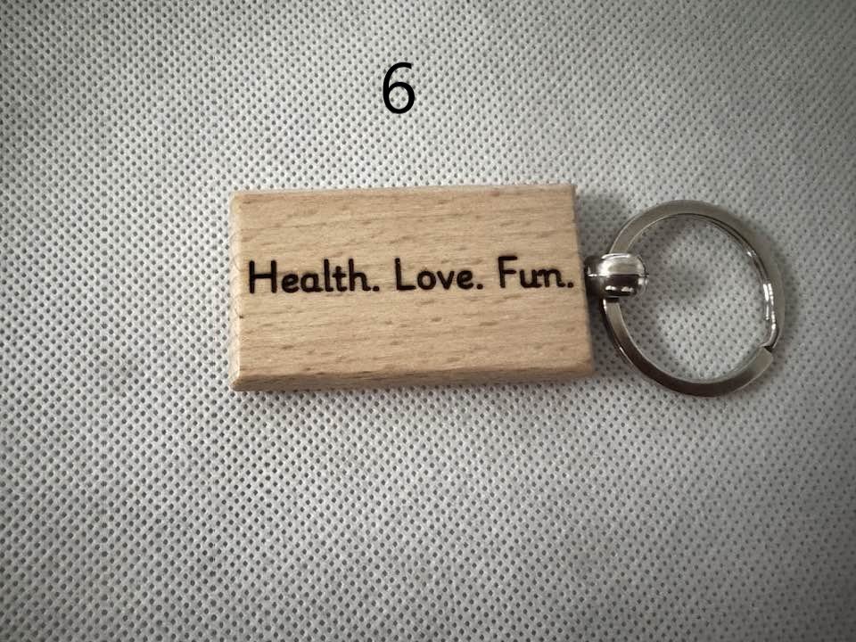 Wooden Engraved Keychains with Sayings & Quotes | Sweet, Sassy, Friendship & Love (2) product image (6)