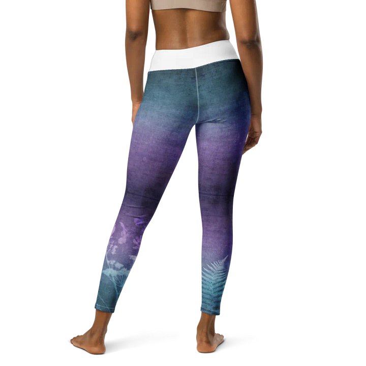 Blue Wildflowers Leggings product image (2)
