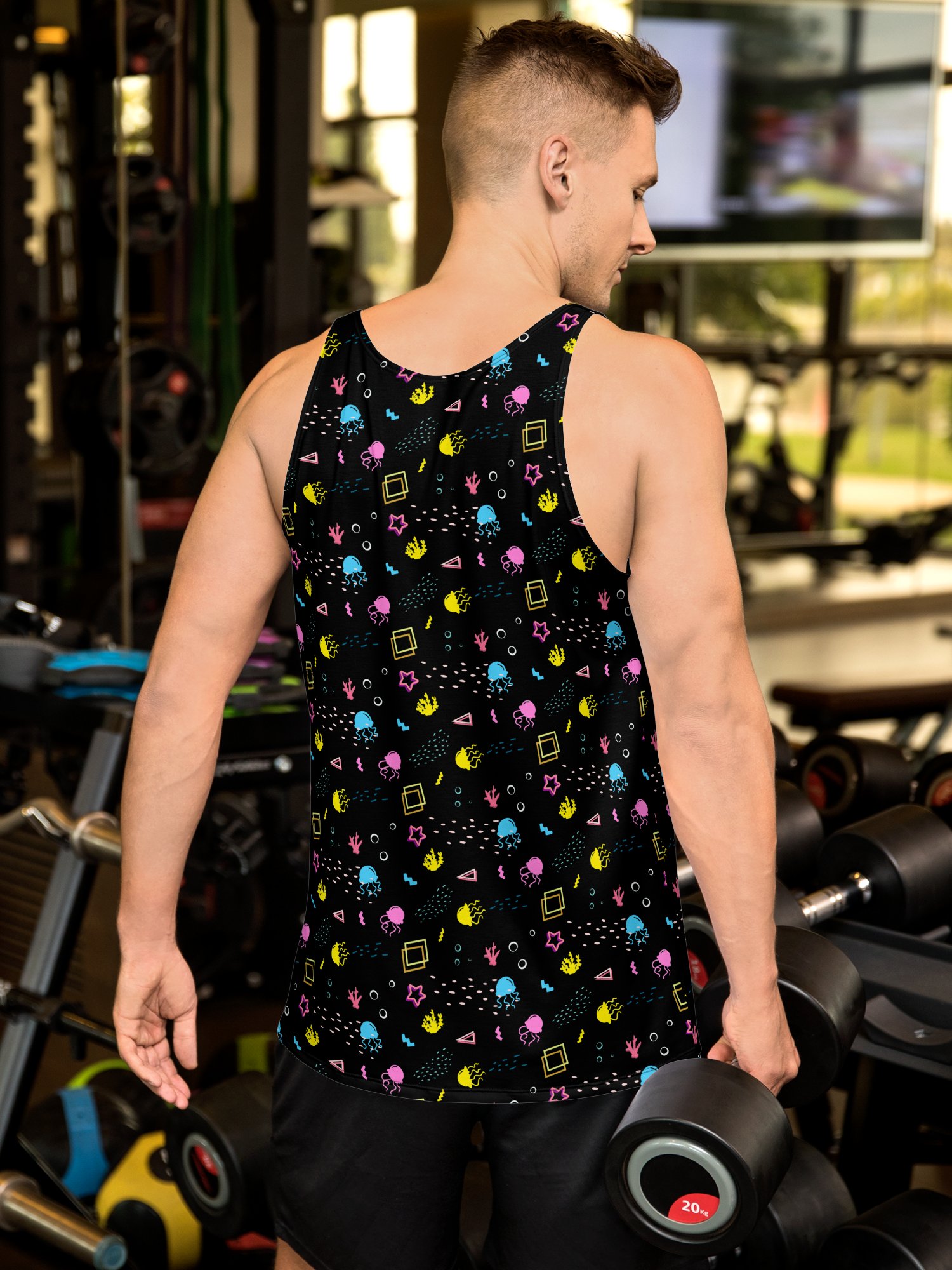Shifty Seas black pattern tank top product image (2)
