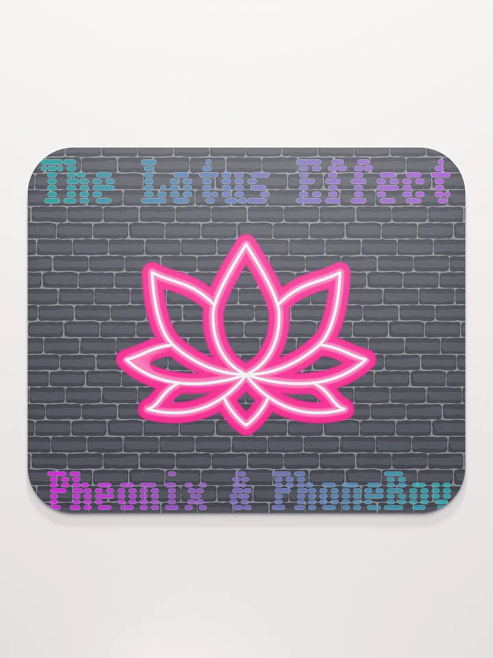 Lotus Efect Mouse Pad Black product image (2)