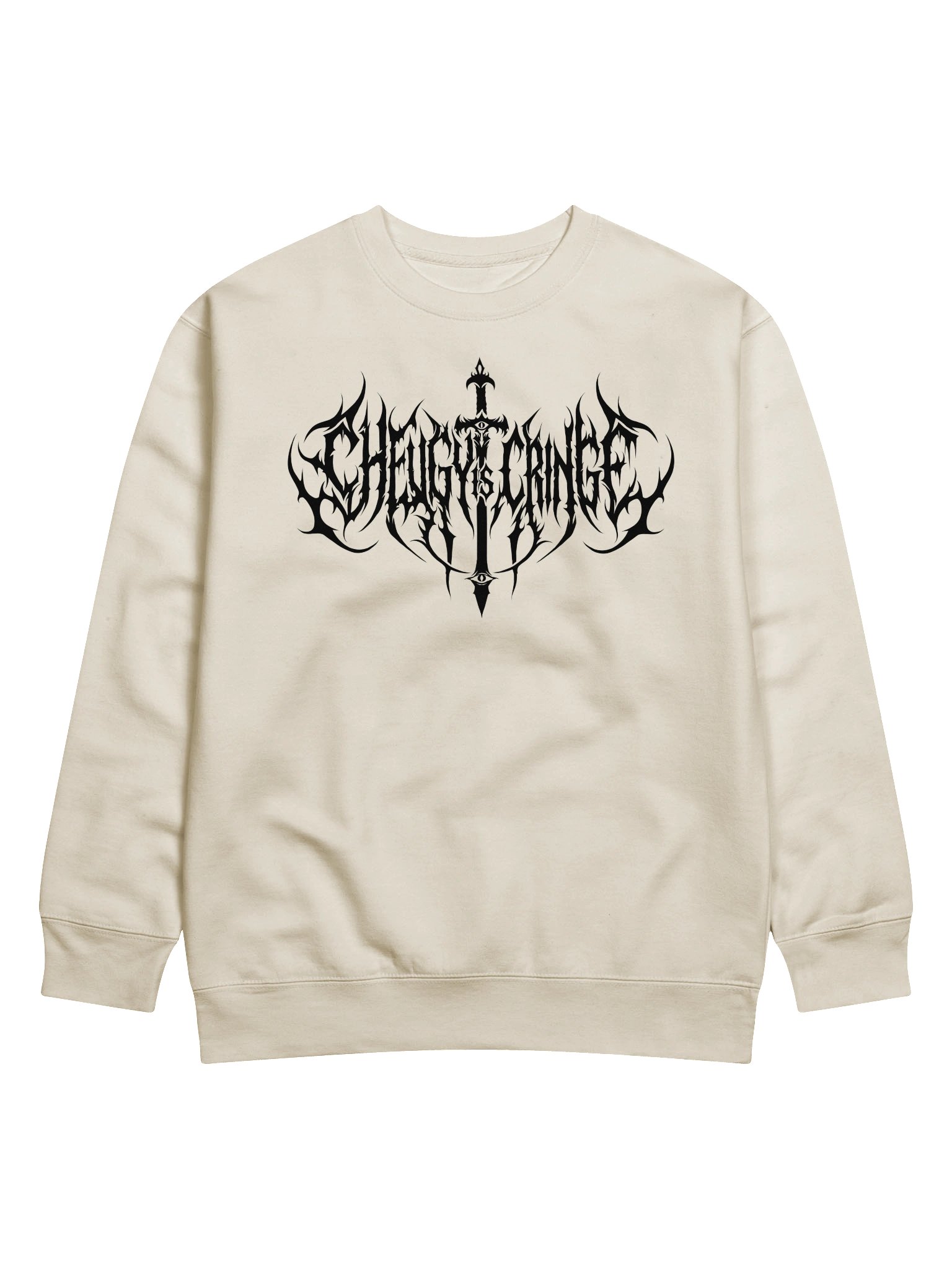 Cheugy is Cringe Sweatshirt (Black) product image (15)