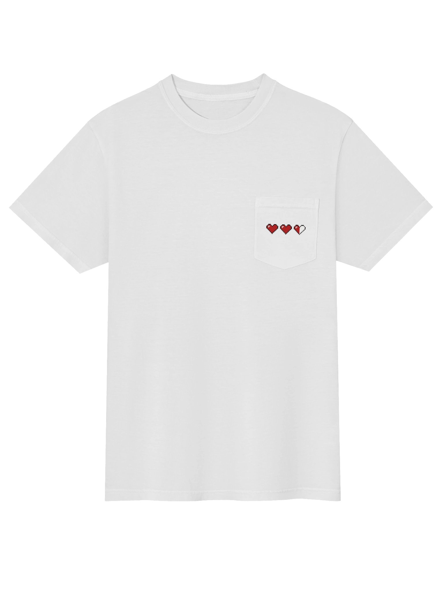 8-Bit Heart Ache Pocket Tee product image (3)