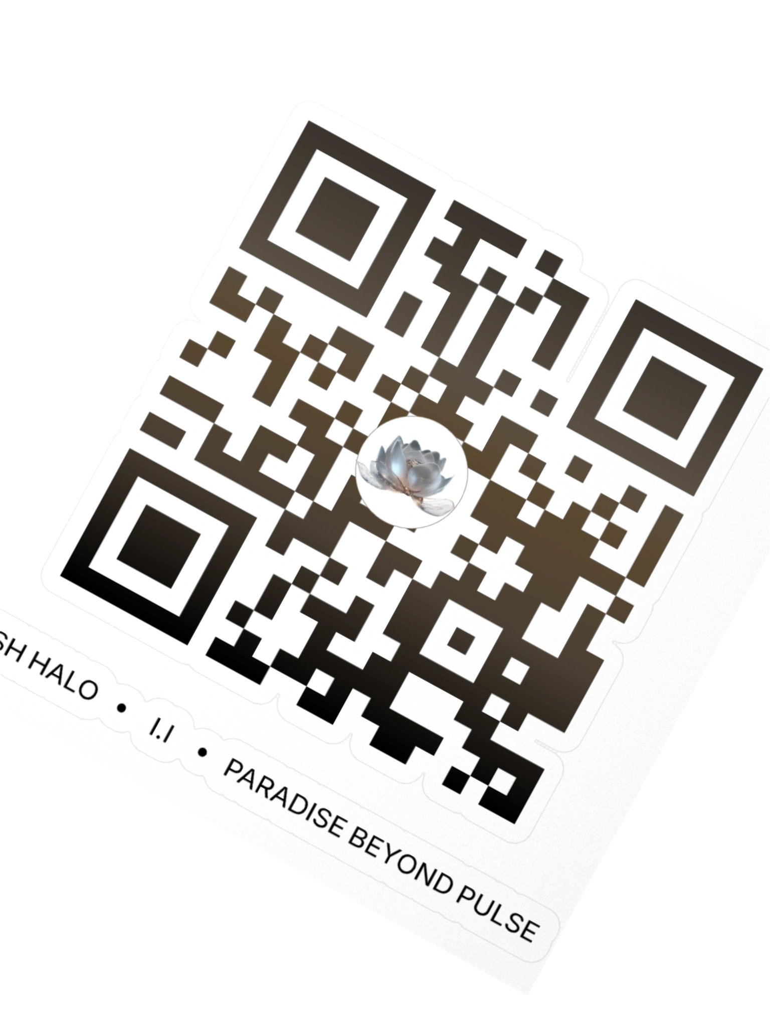 Paradise Beyond Pulse QR STICKER + Daily Poetry Experience [AUDIO] product image (8)