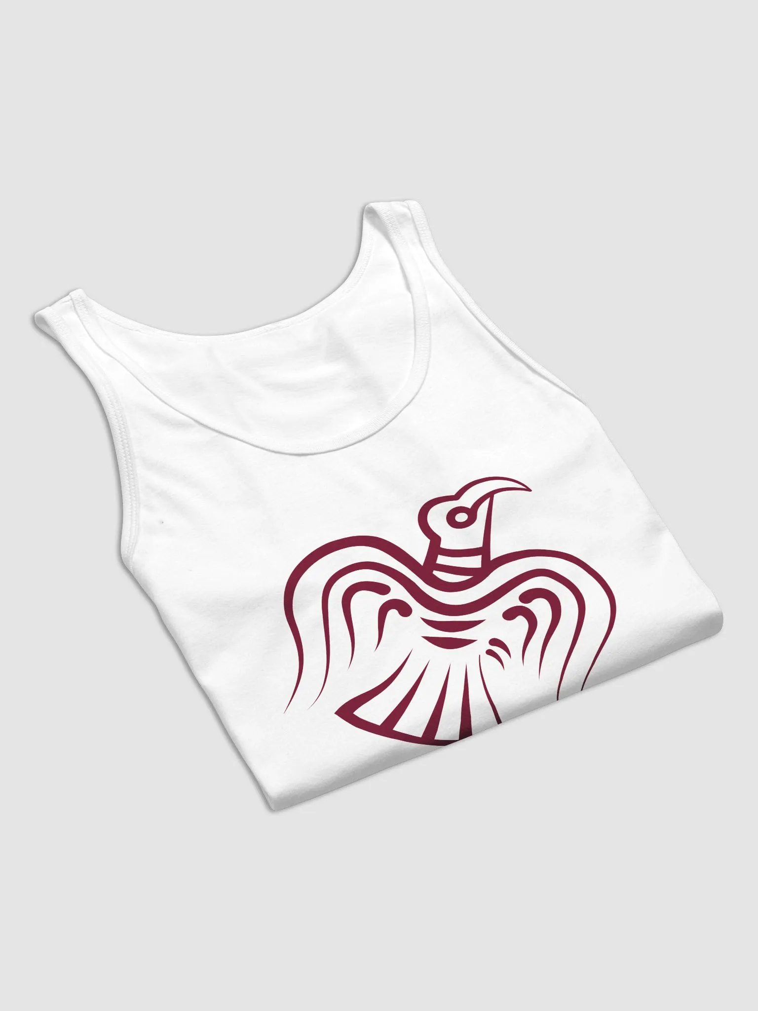 Burgundy Viking Raven Men's Tank Top product image (8)