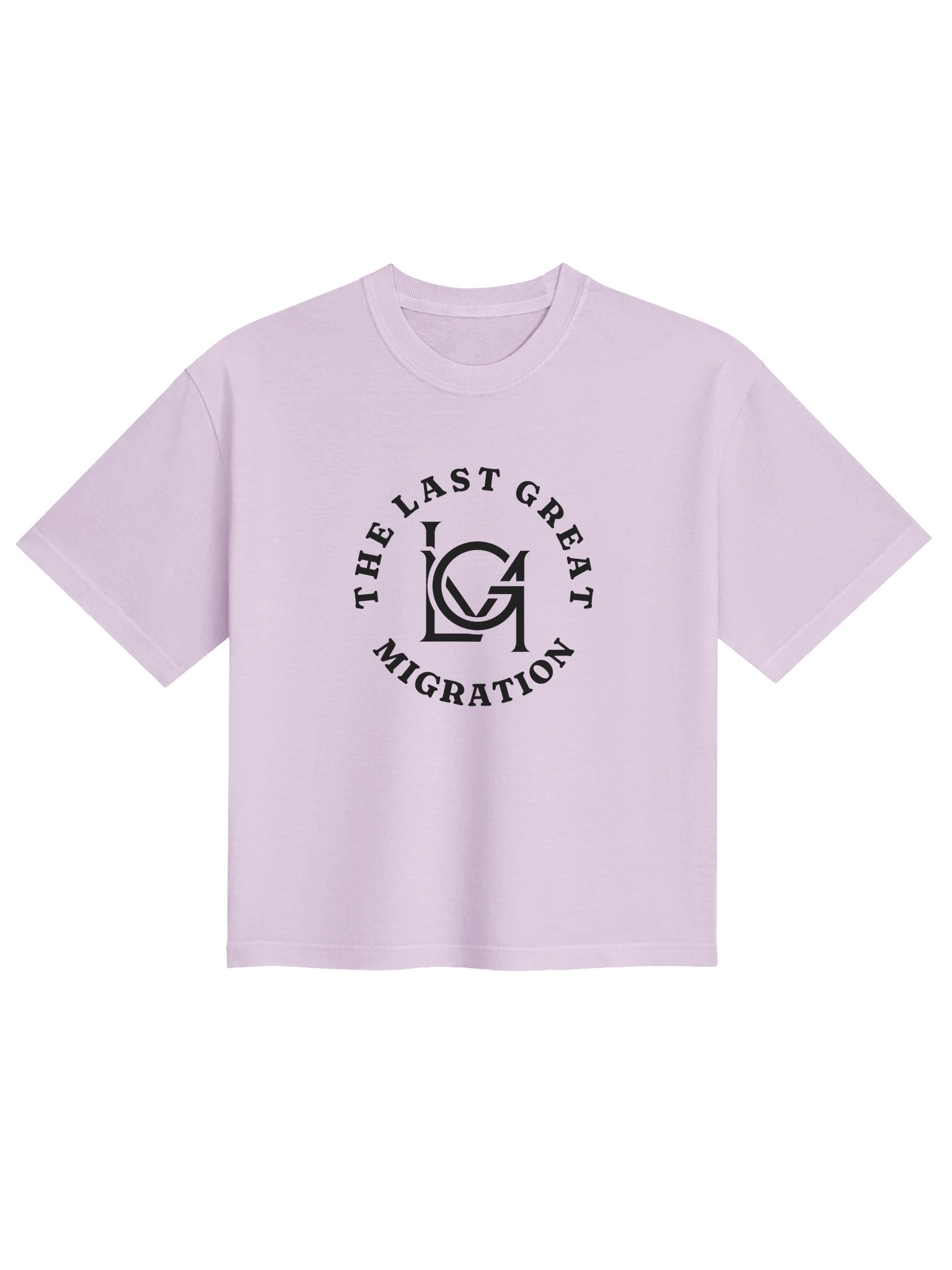 The Emblem Boxy Tee (Women's, Black Logo) product image (1)