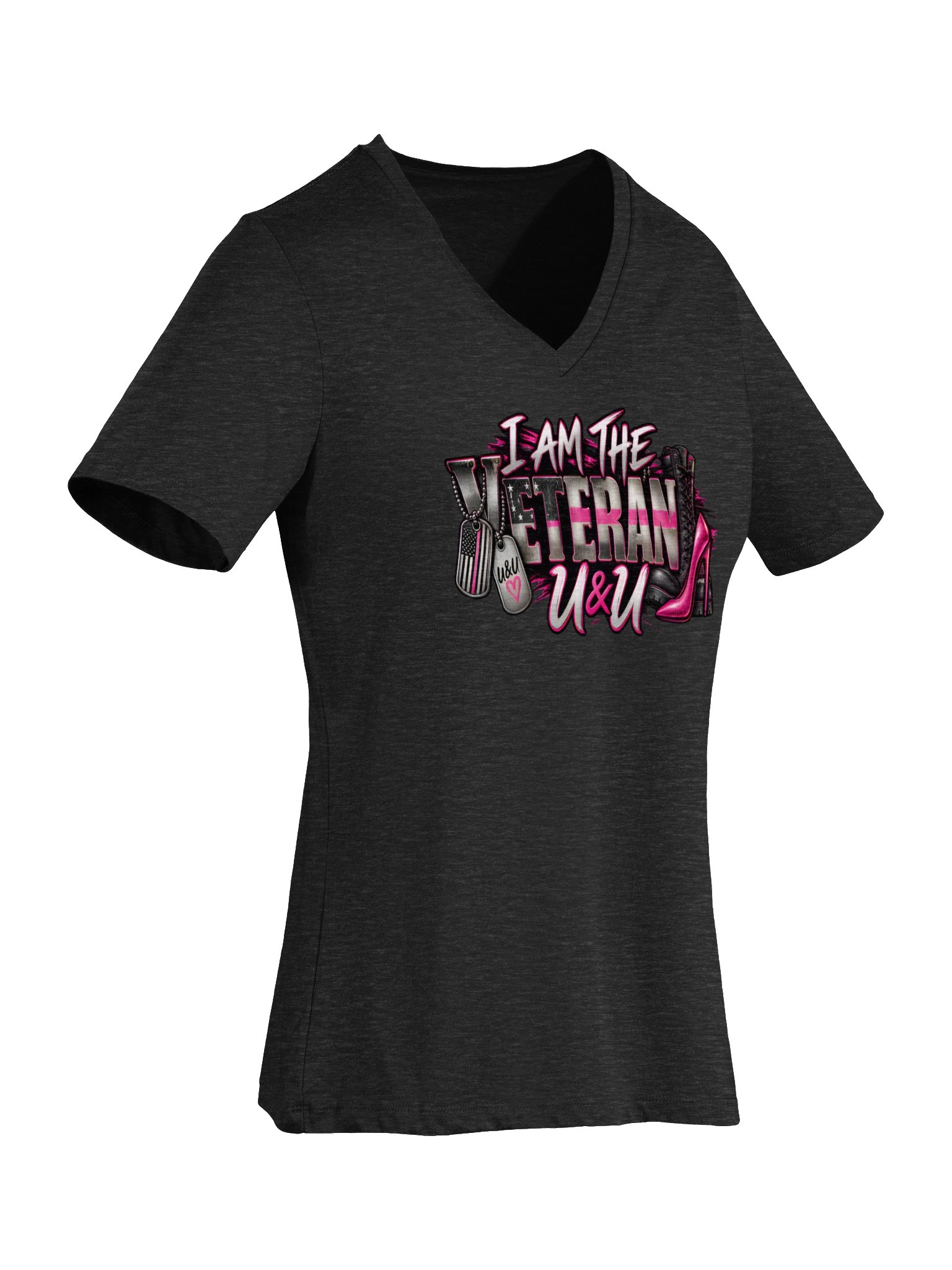 I am the Veteran V-Neck Tee product image (6)