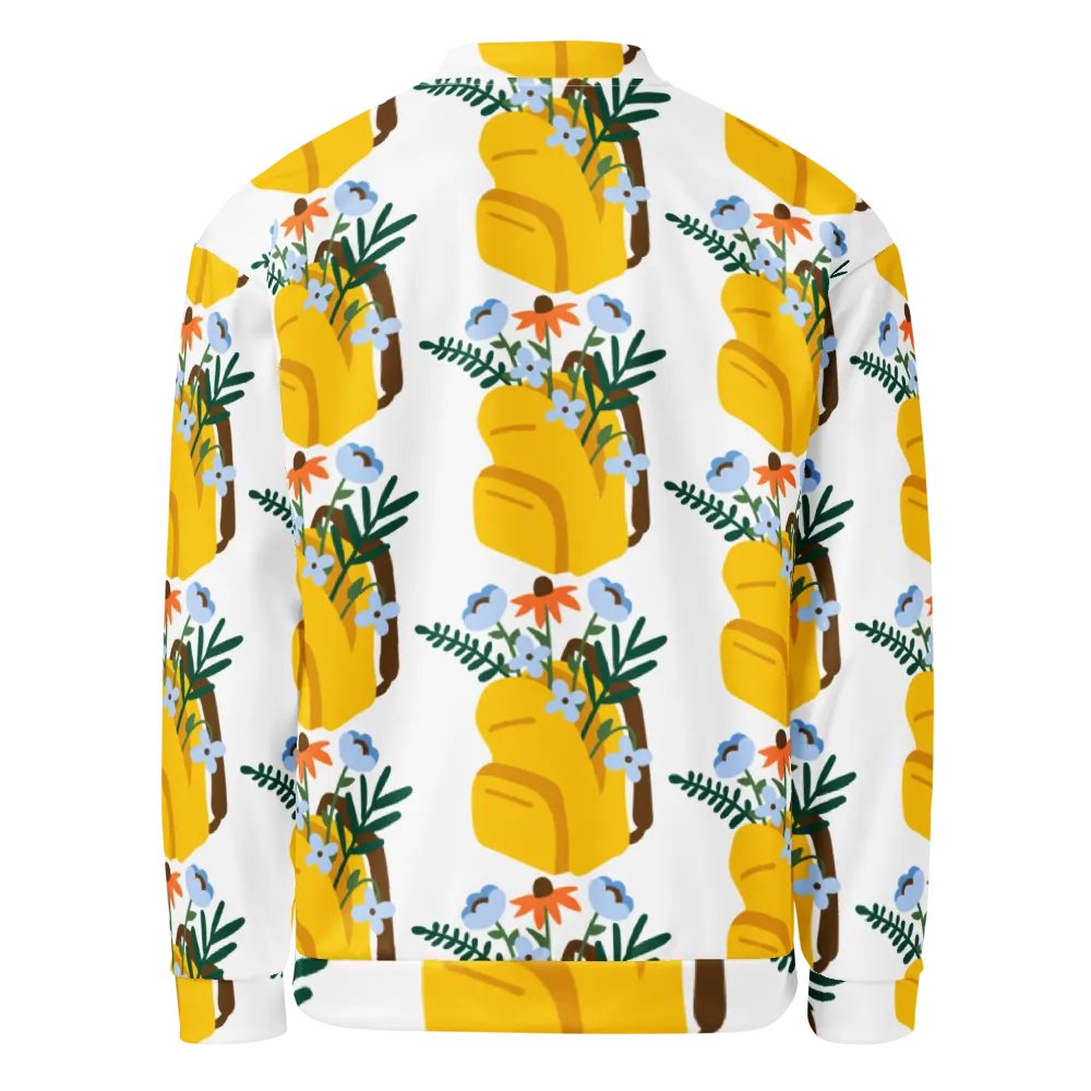 Floral Bliss All-Over Print Bomber Jacket product image (8)