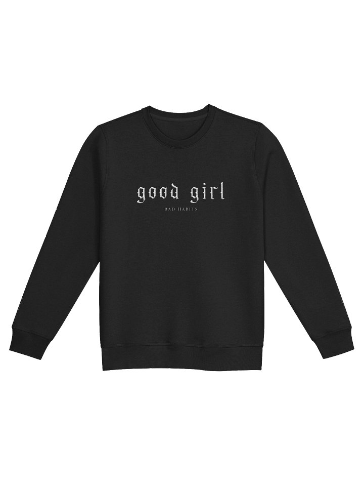 Embroided Good Girl - Bad Habits // IICYIFY // STFUATTDLAGG - Sweater product image (1)