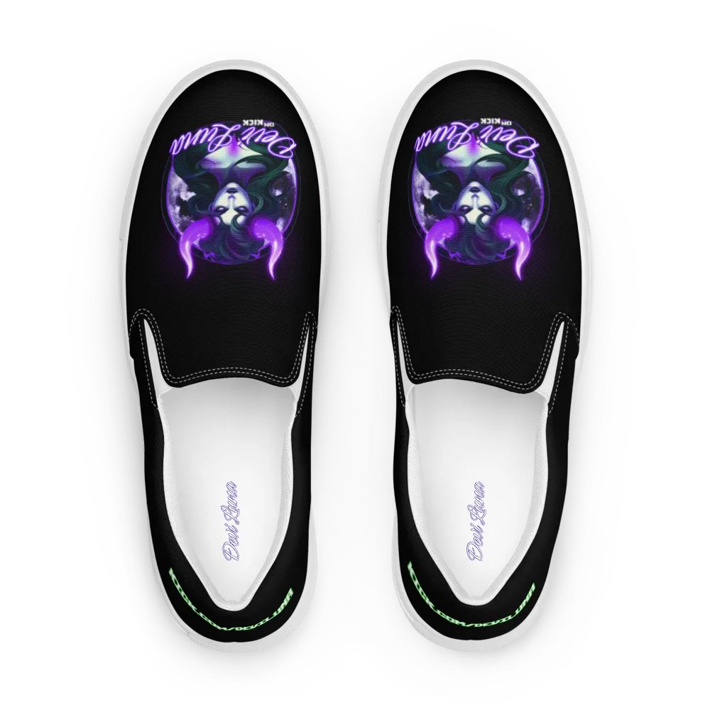 DeviLuna Black Slip-On Shoes product image (4)