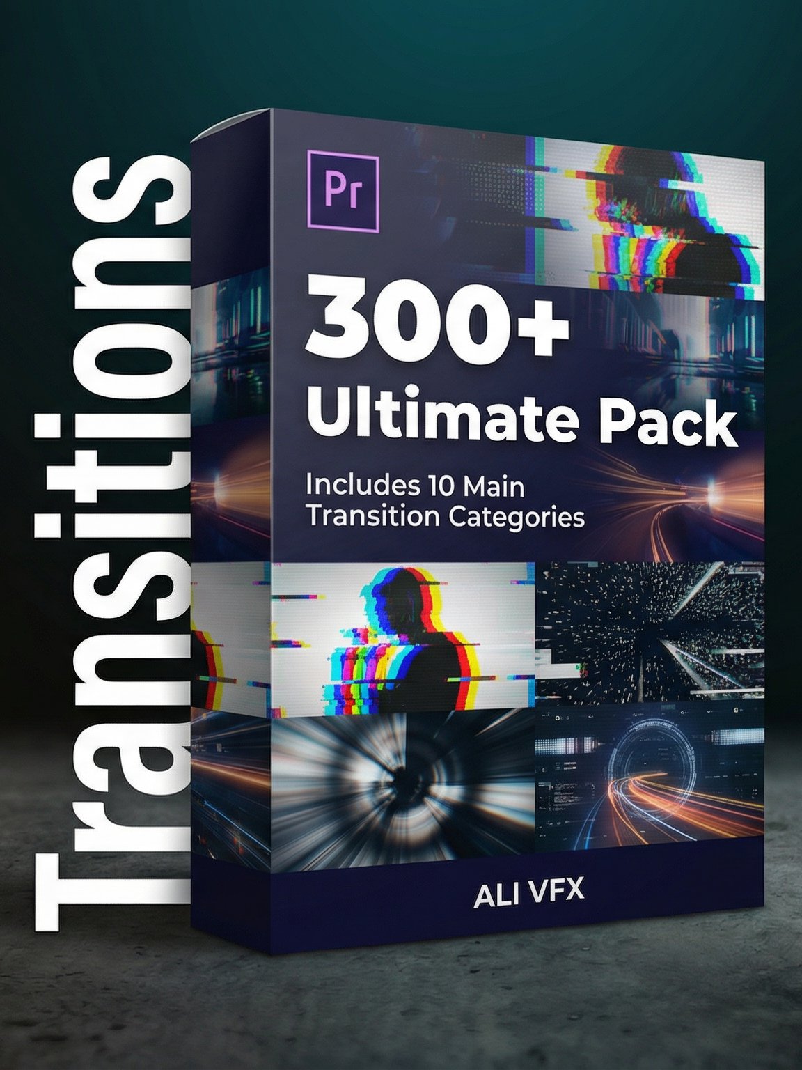 300+ Ultimate Premiere Pro Transitions Pack product image (1)