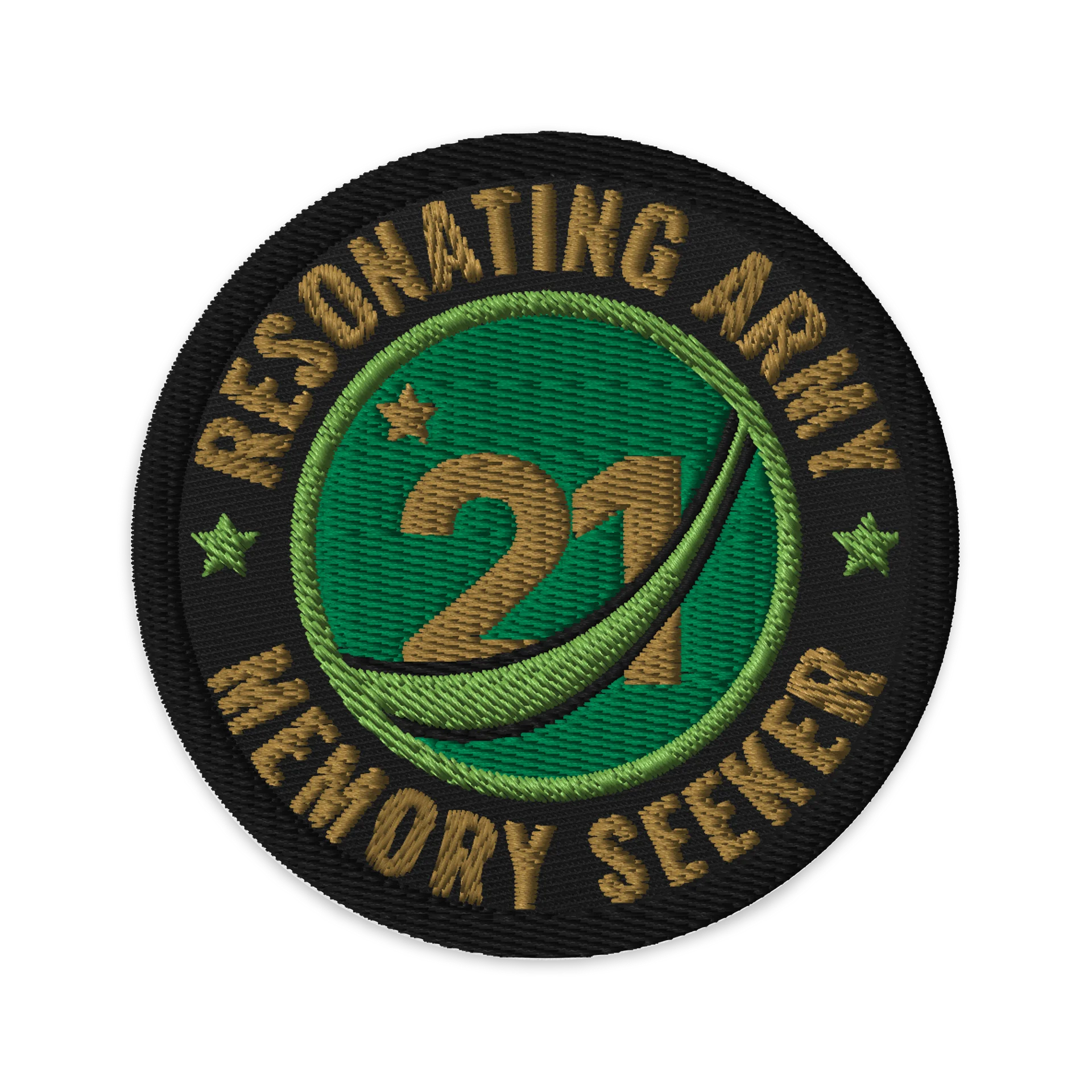 Resonating Army Embroidered Patch product image (1)