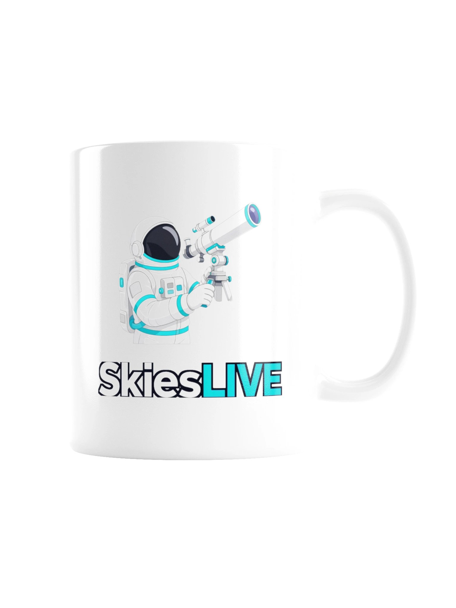 SkiesLIVE Astronaut Mug (White) product image (3)