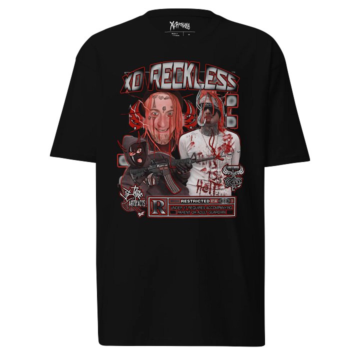 Xo Reckless - "Rated R" Old-school Collage t-shirt, Gen 1 product image (1)