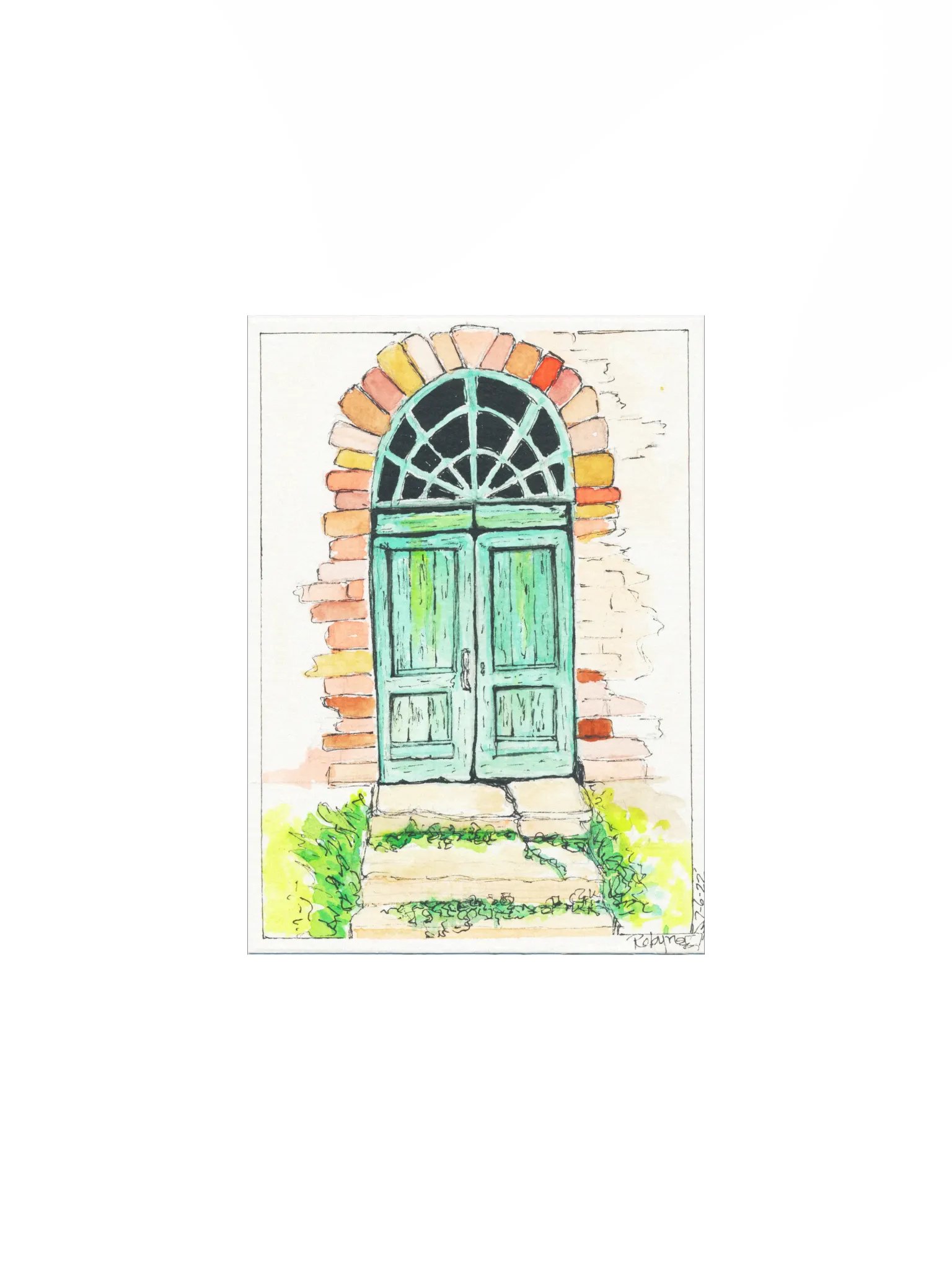 Double Door Arch Print product image (1)