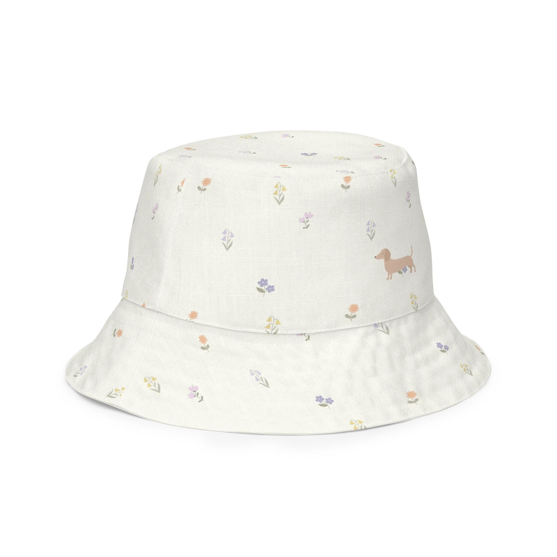 Cute Dachshound Wiener Dog Reversible Bucket Hat product image (5)