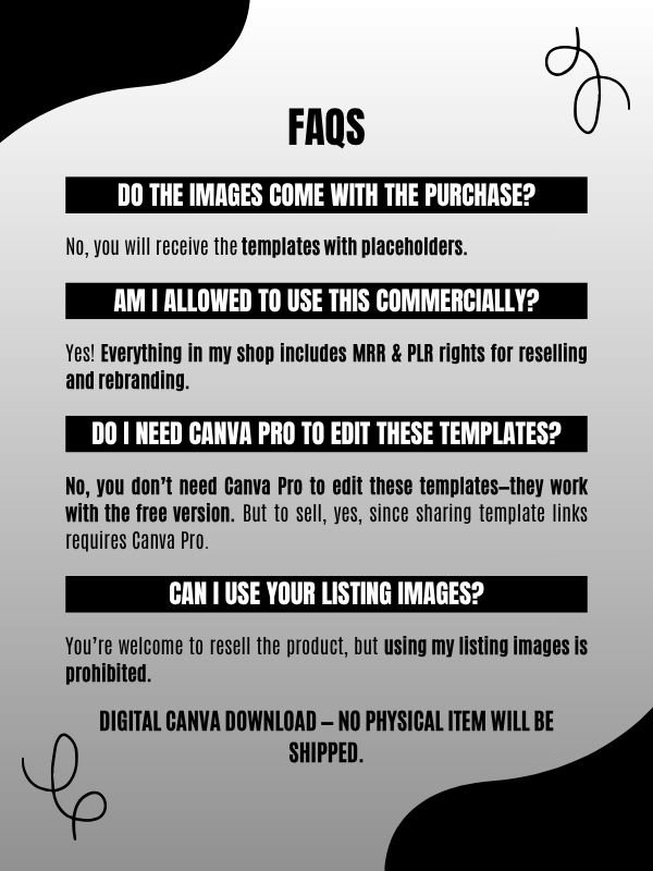 MRR/PLR Etsy Layout Template product image (10)