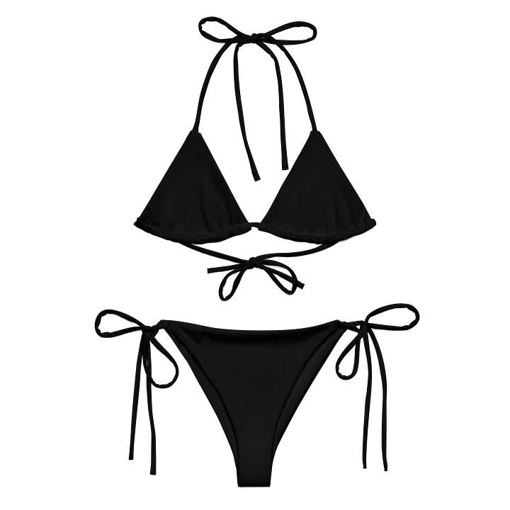 His House String Bikini Set - Black product image (2)