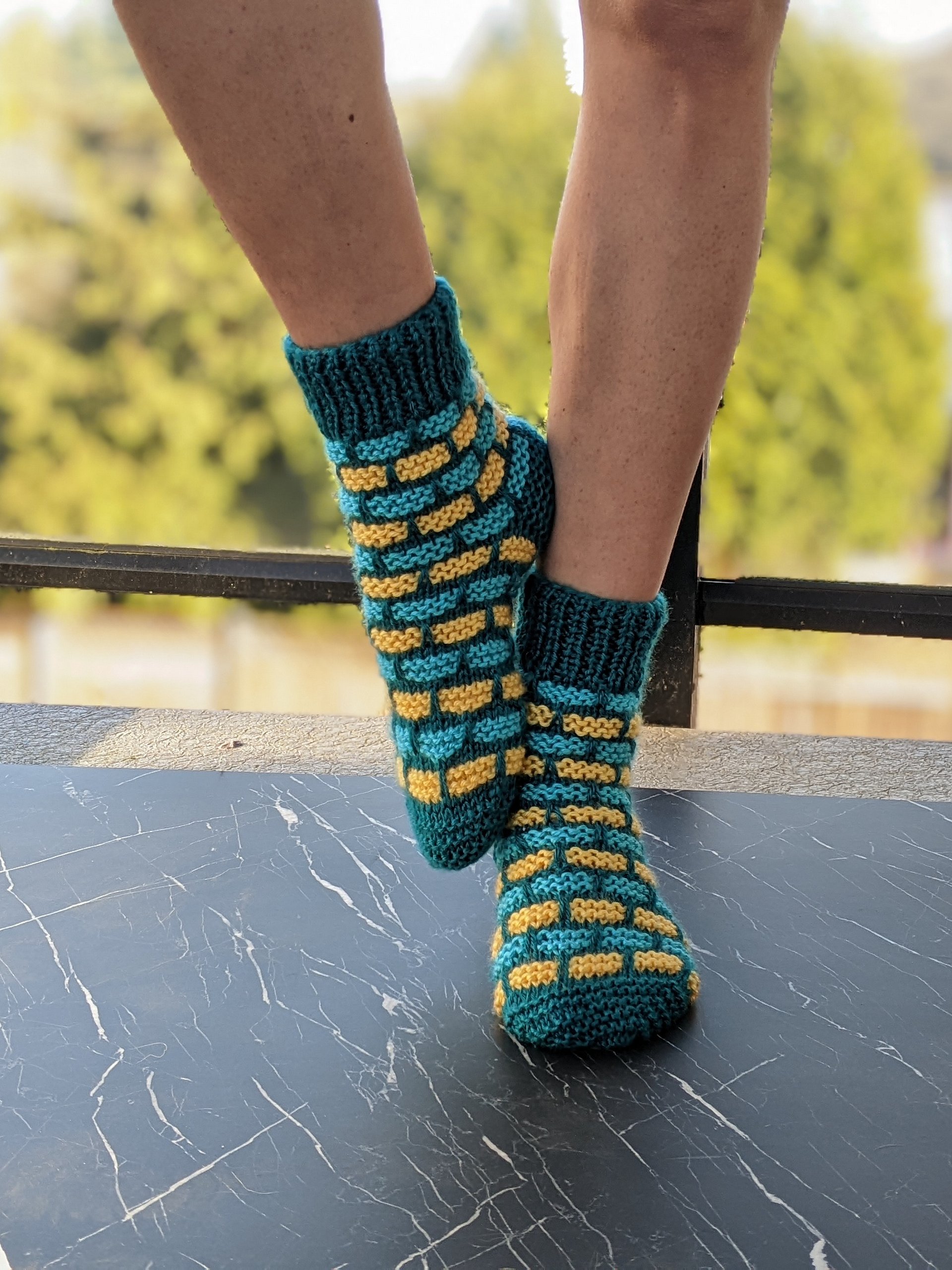 Bricklane Flat Knit Socks Pattern product image (4)