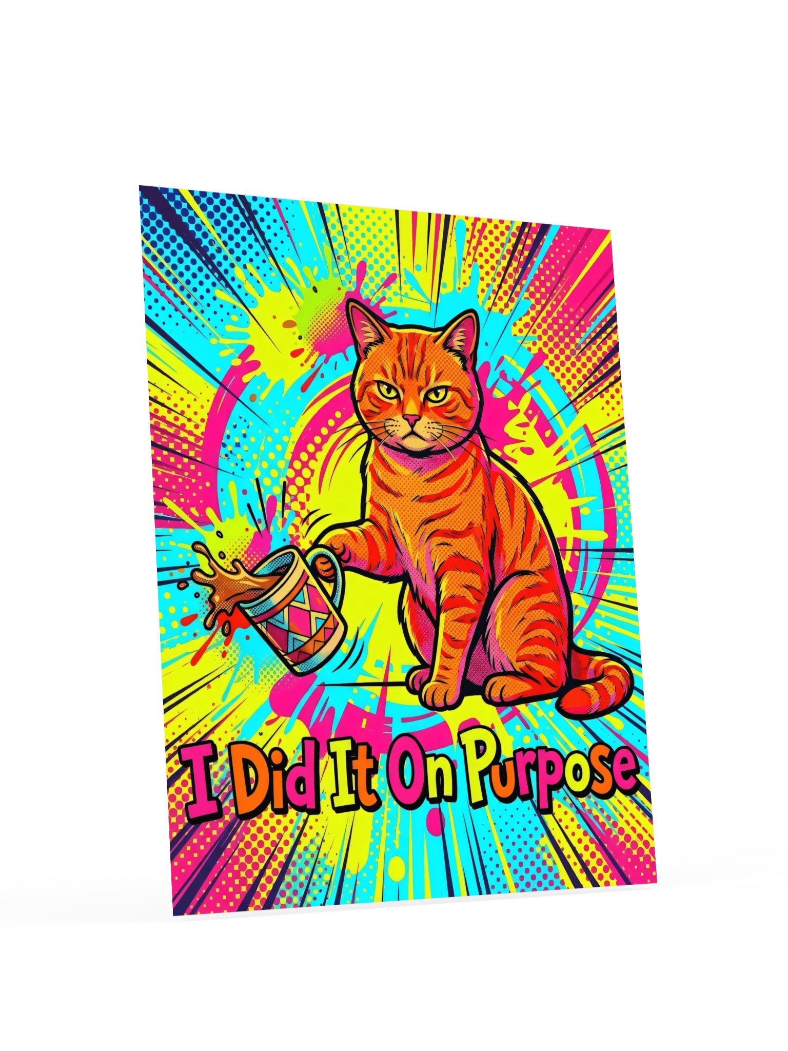 On Purpose Cat Poster product image (18)