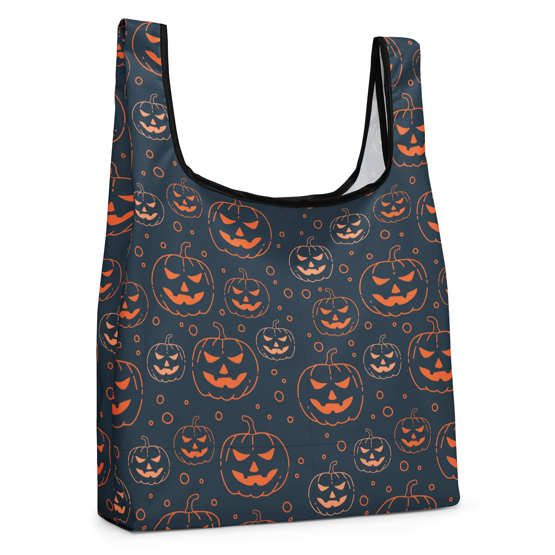 Jack o Lantern Reusable Shopping Bag product image (4)