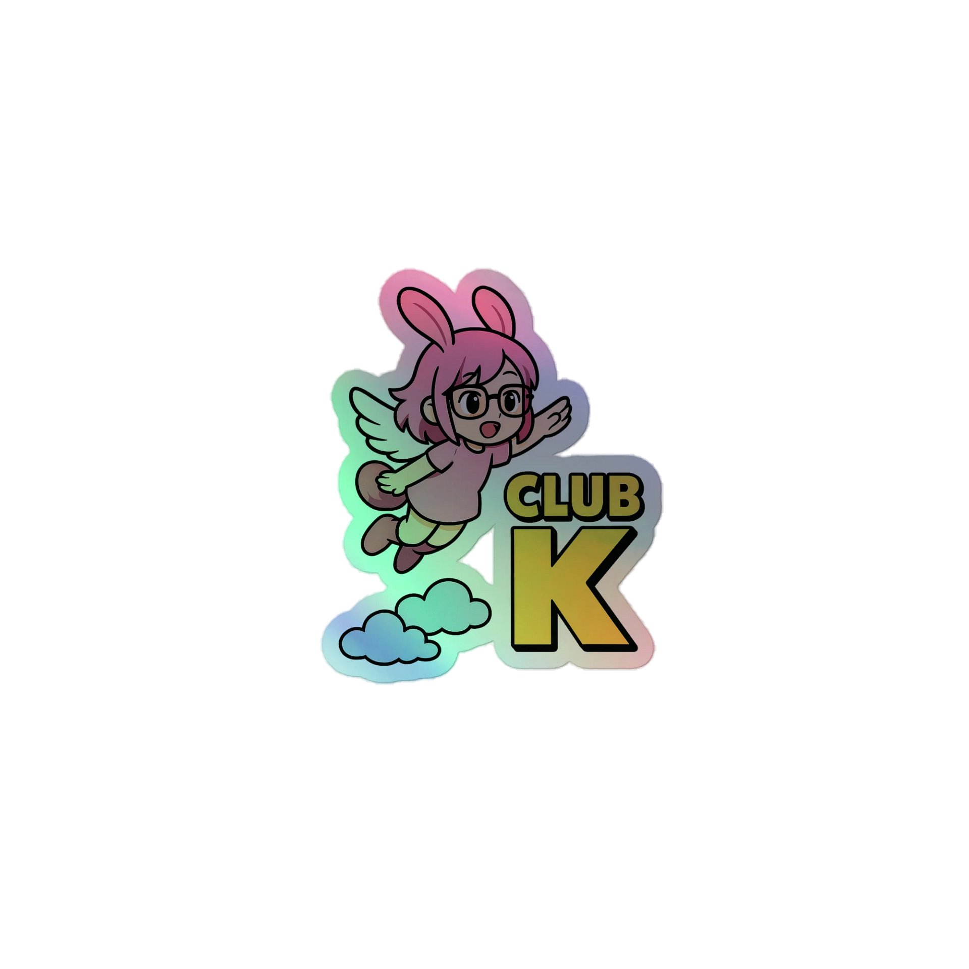 Super K's Club HOLOGRAPHIC" STICKERS product image (1)