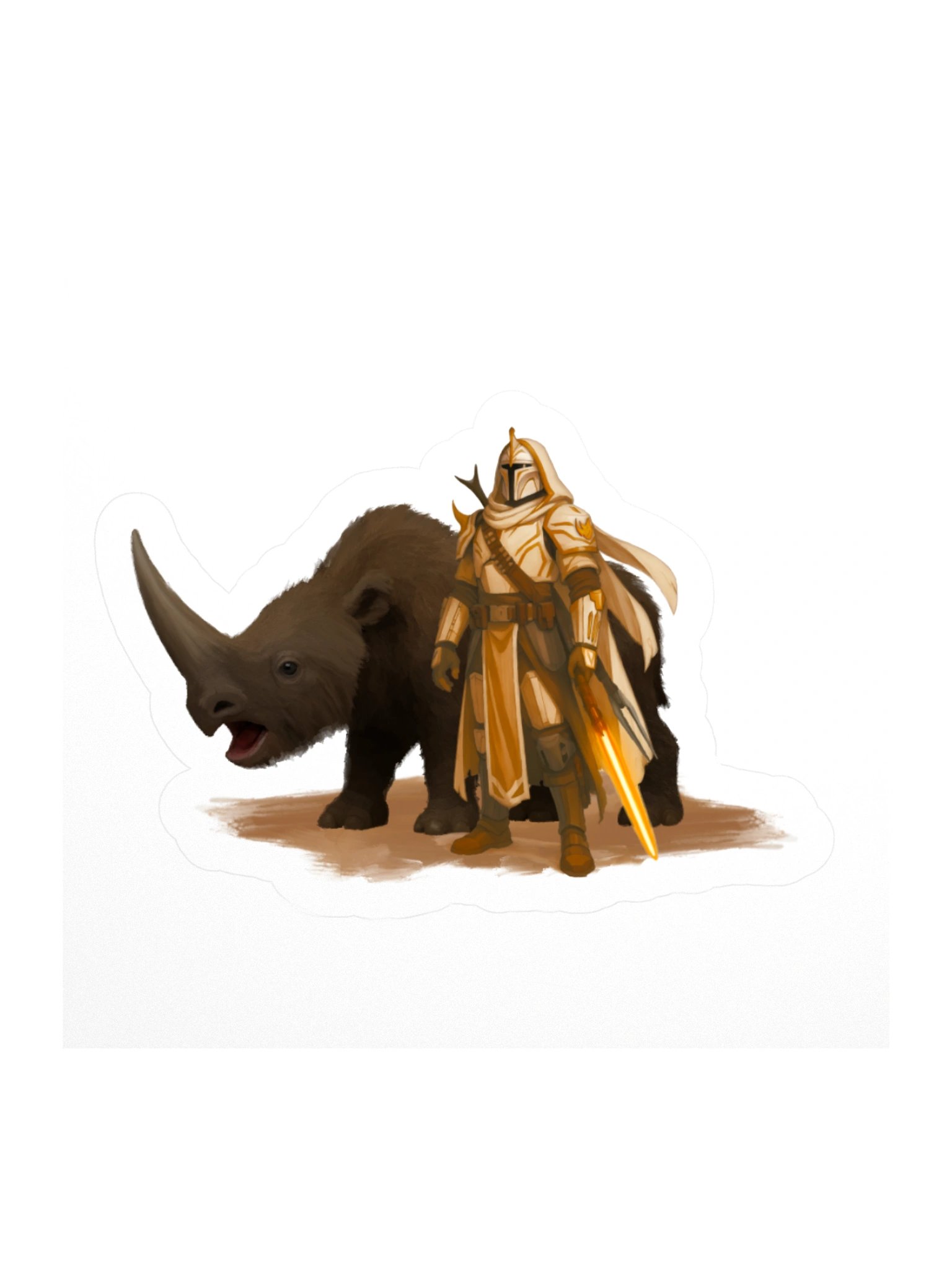 Rhinobi & Mudhorn Sticker product image (1)