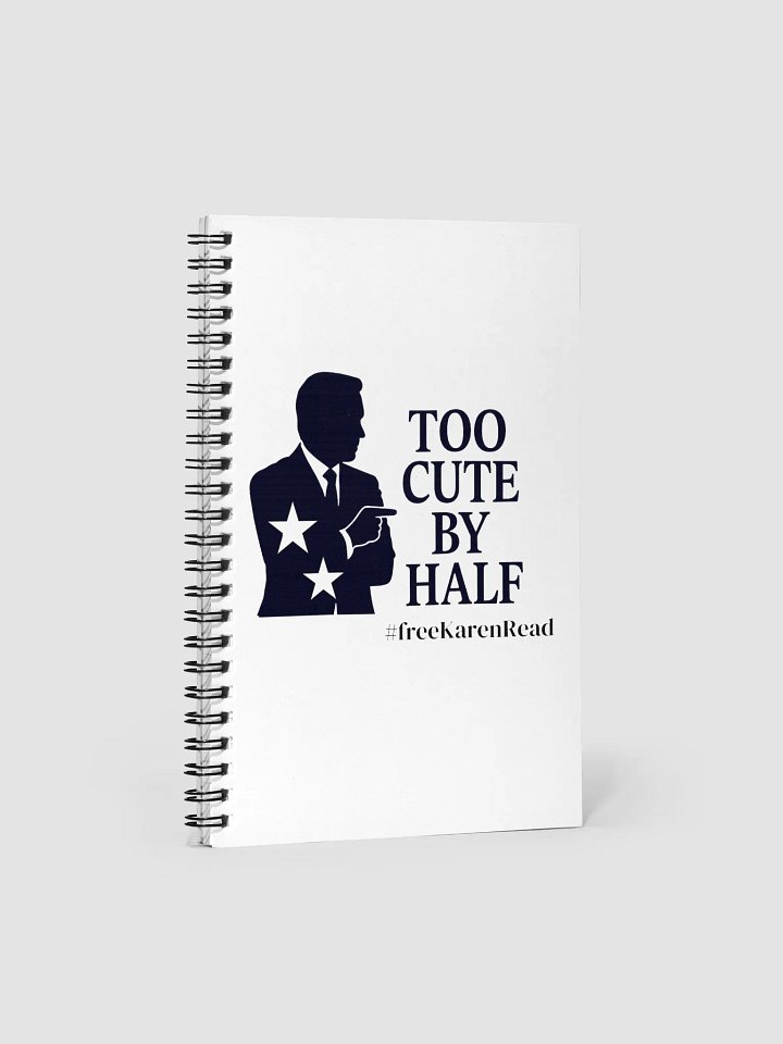 “Too Cute by Half” — Lined Trial Notes Journal product image (1)