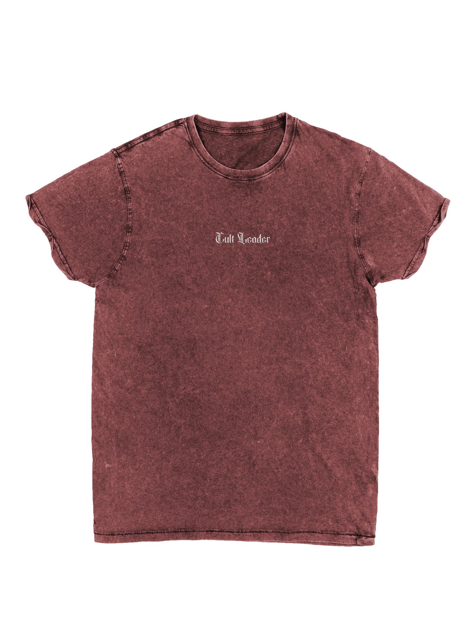 Cult Leader embroidered Denim T-Shirt product image (3)