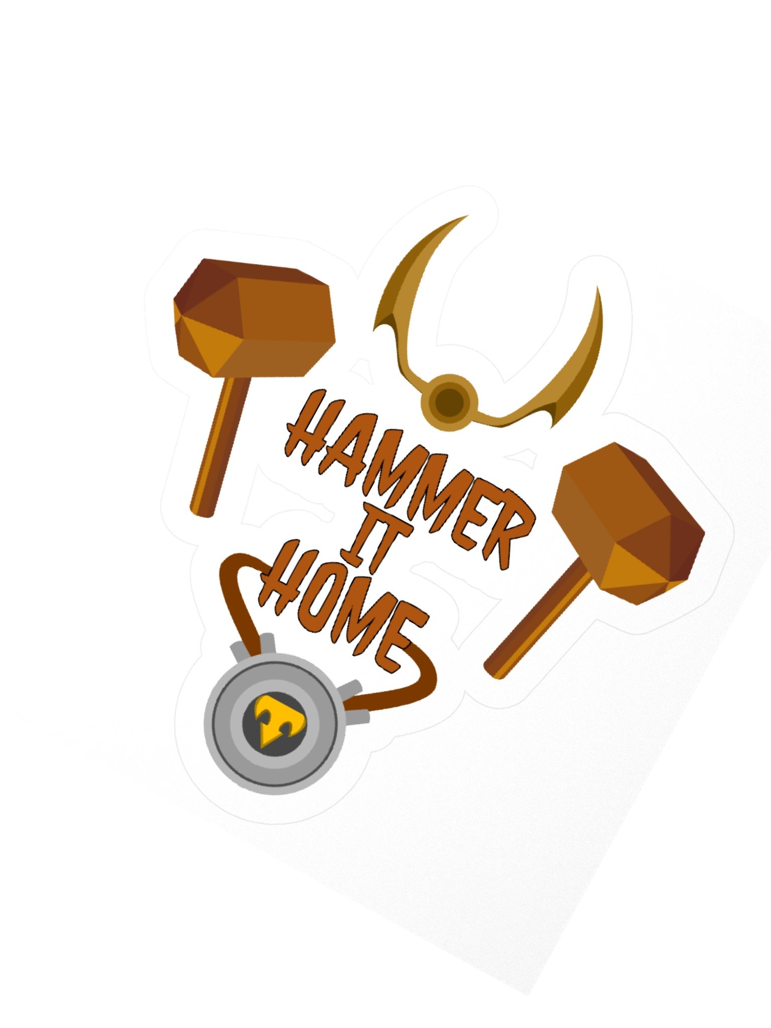 Hammer Master Sticker (Inspired by Wallop) product image (2)