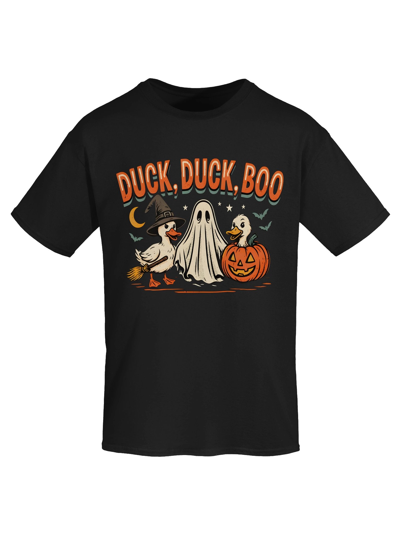 Duck, Duck, Boo Halloween Tee product image (43)