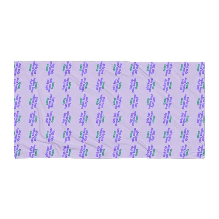 Girls Just Wanna: Sublimated Towel product image (1)