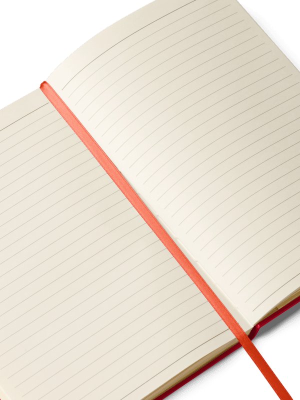 Ribbon Bow Hardcover Bound Lined Notebook product image (3)