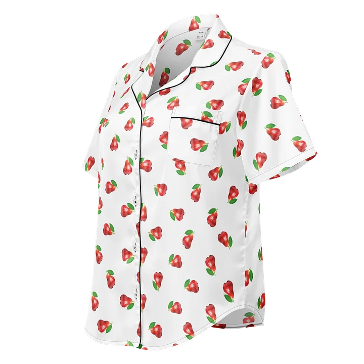 CaribbeanApples Otaheite Fruit Print | Women's Short Sleeve Pajama Top product image (1)